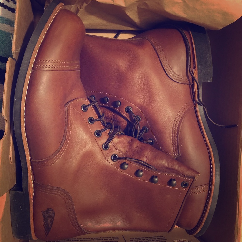 Red Wing “Spirit Lake” Indian Motorcycle boots.